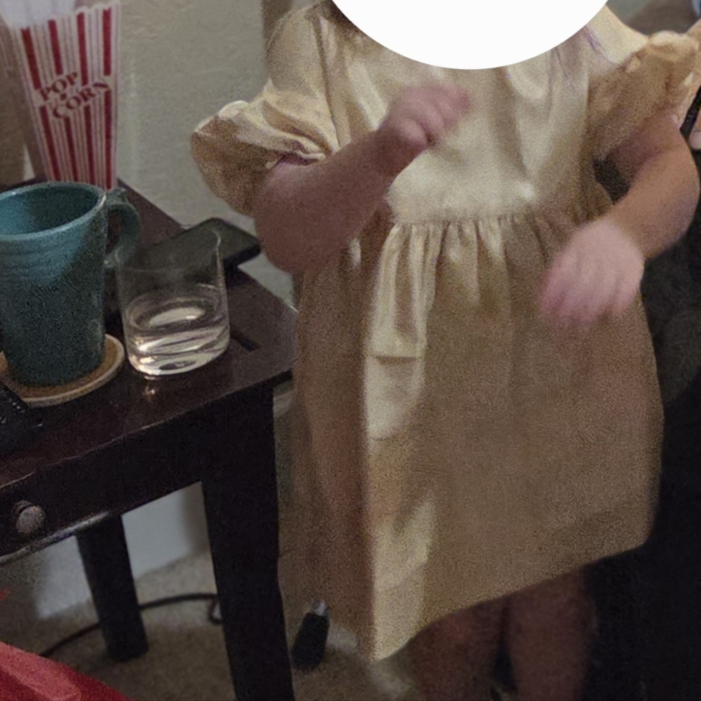 Noralee Elegant Cream Kids Formal Dress - Picture 6 of 6